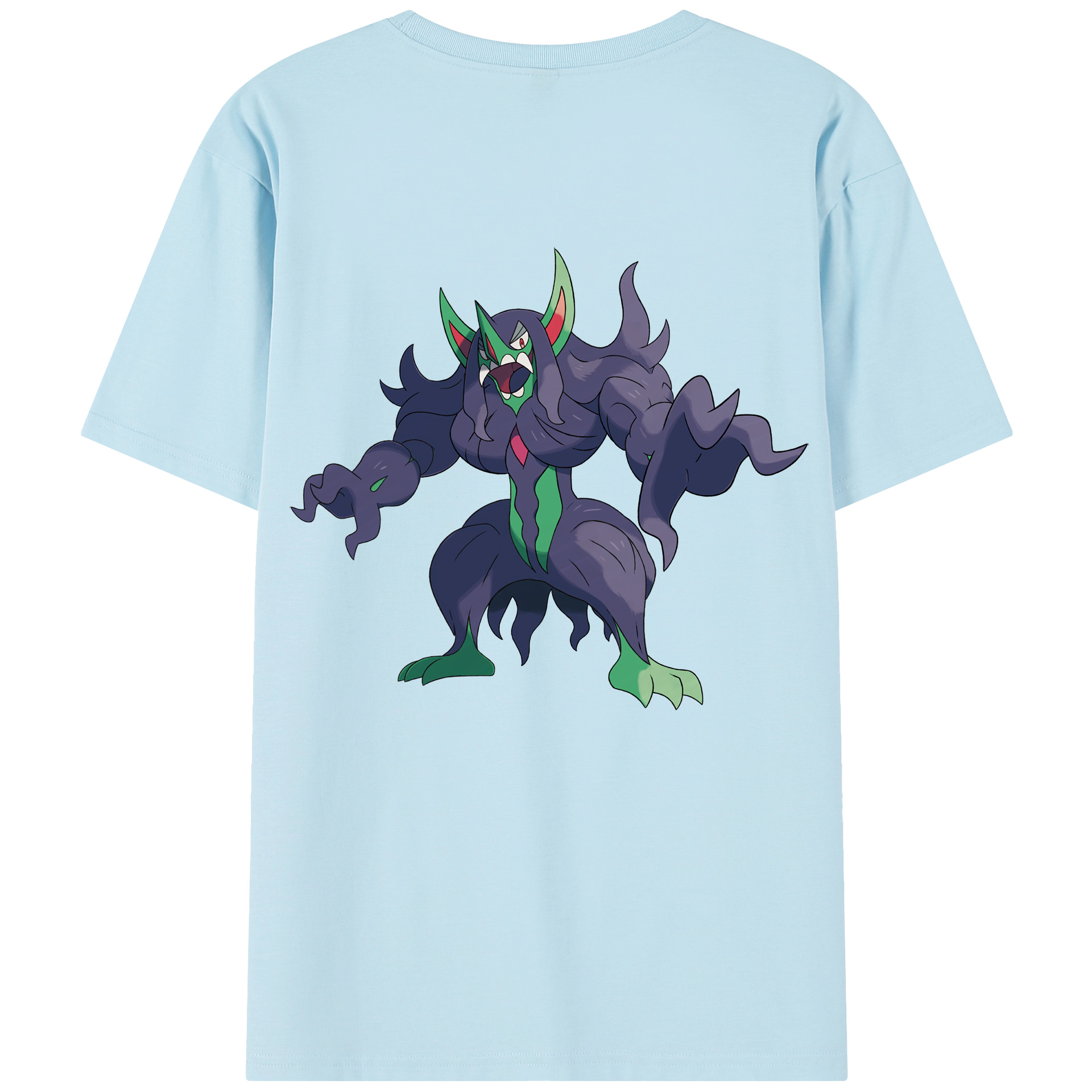 （画像用） ポケットモンスター Pokémon 綿100％半袖Tシャツ（背面プリント）